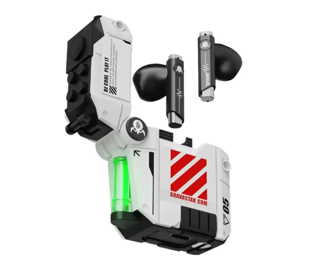 Gravastar Sirius P5 Defense Mecha White Wireless Headphones - 1515581 - zdjęcie